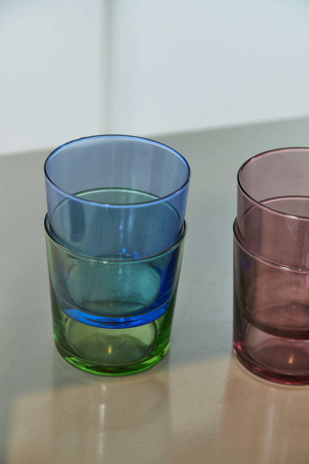 Aida Farvet drikkeglas, 6 stk - 34,5 cl. - Bahne